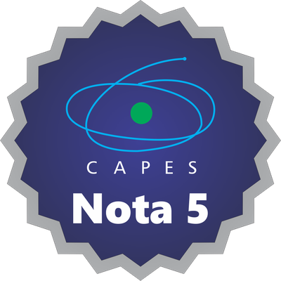 Reconhecimento e conceito Capes Imagem com selo de reconhecimento da Capes, bem como o conceito do programa